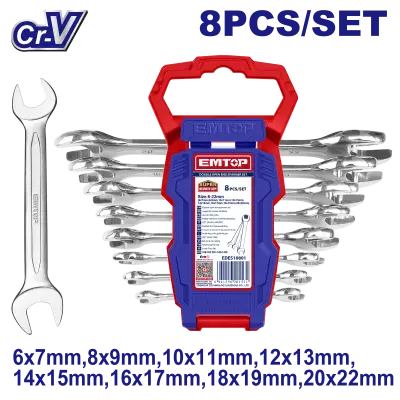 Set chei fixe-combinate ,dublu deschise, 8 buc - EDES10801, EMTOP