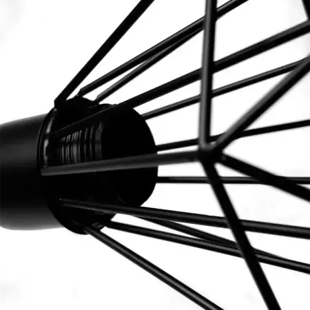 Lustra Shion 3*E27, Negru, Metal, Diametru 50cm