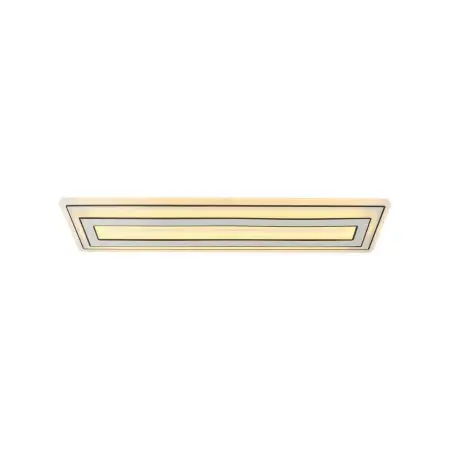 Lustra LED CHLOE 100W, Liniara, Lumina Rece/Calda/Neutra, Alb Negru