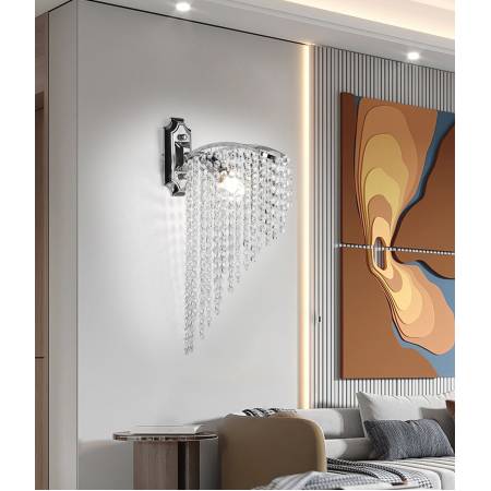 Aplica Cristal Serenity 1x E14 Crom Lucios