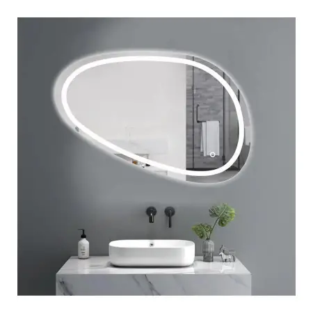 Oglinda LED , 80x45cm, Disegno Touch Marcello, Sistem Dezaburire, Dimabila