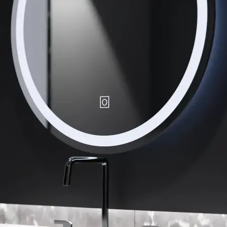 Oglinda LED Rotunda, 70cm, Basic Touch