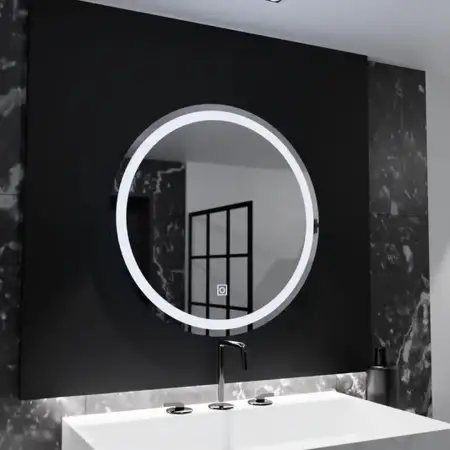 Oglinda LED Rotunda, 70cm, Basic Touch