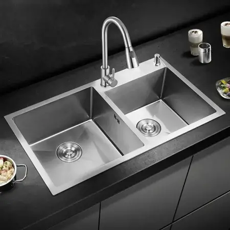 Chiuveta Bucatarie Inox 80x45 Cm Argintiu