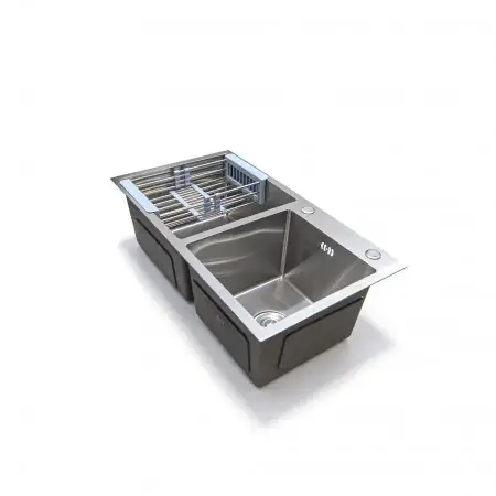 Chiuveta Bucatarie Inox 80x45 Cm Argintiu