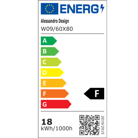 Oglinda LED Rectangulara, 60x80cm, Morrin Senzor MotionGlow Marcello, Efect 3D