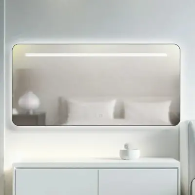 Oglinda LED Rectangulara, 110x65cm, Touch Estassia Marcello, Sistem Dezaburire, Dimabila