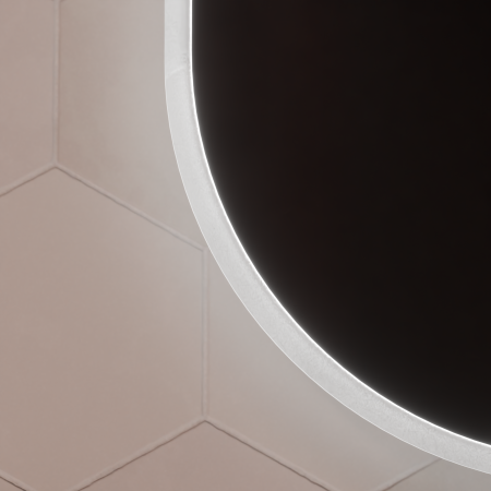 Oglinda LED Ovala 60x80cm Llexort, Touch, Sistem Dezaburire, Dimabila