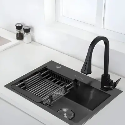 Chiuveta Bucatarie Inox 50x40 Cm Gri Inchis
