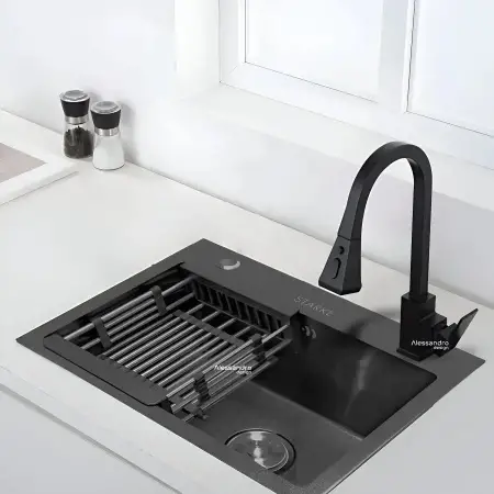 Chiuveta Bucatarie Inox 50x40 Cm Gri Inchis