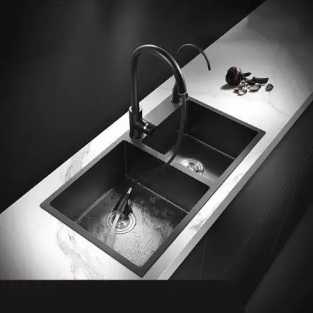 Chiuveta Bucatarie Inox 82x45 Cm Gri Inchis