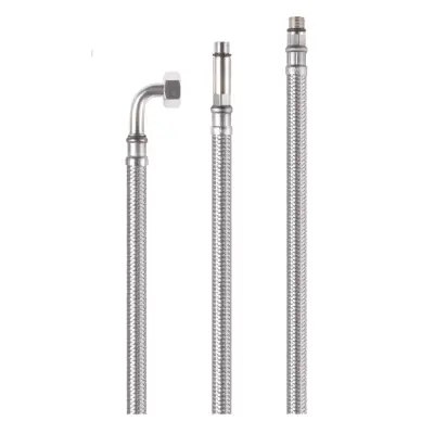 Racord flexibil Tucai otel inoxidabil monocomanda 1/2 80 cm