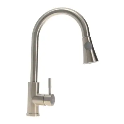 Baterie stativa lebada Hydro inox SUS 304 pipa fixa, dus extractibil