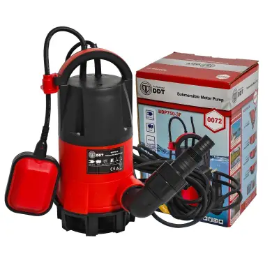 Pompa submersibila apa curata/murdara DDT BDP750-3F, 3in1, 750W