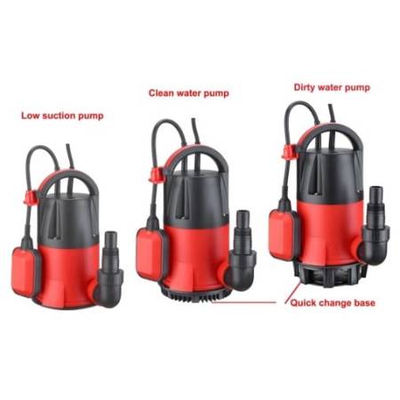 Pompa submersibila apa curata/murdara DDT BDP750-3F, 3in1, 750W
