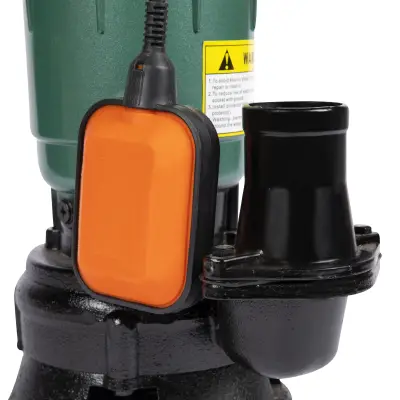 Pompa submersibila apa murdara, cu plutitor, fara tocator, DDT, WQD10, 2200 W, 10 m³/h, 8 m